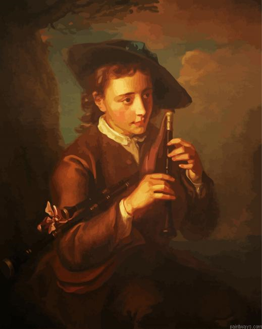 Little Bagpipe Player Painting By Numberss.png
