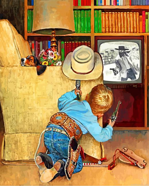 Little Cowboy Painting By Numbers.png