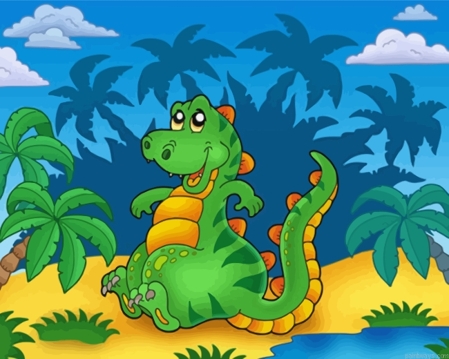 Little Dinosaur Painting By Numbers.png