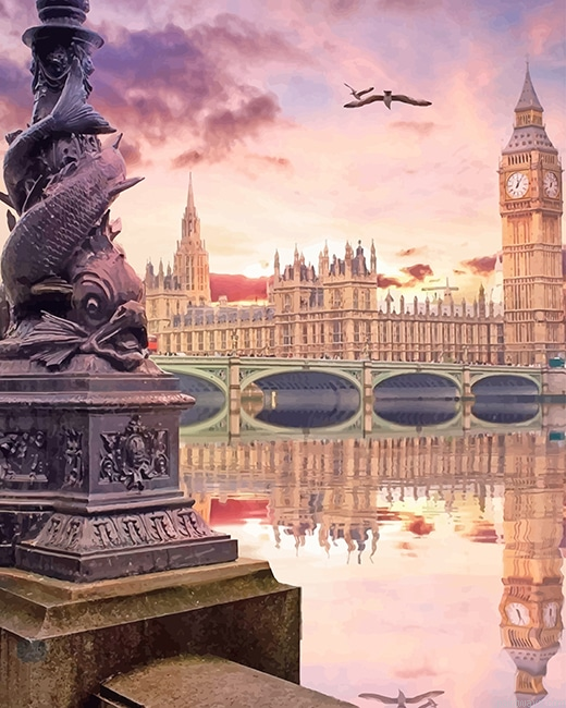 London House Of Parliament Painting By Numbers.png
