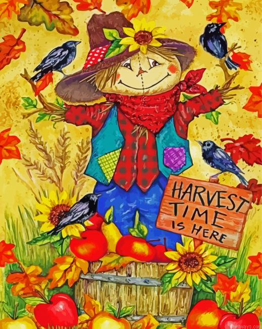 Lonely Scarecrow Painting By Numberss.png