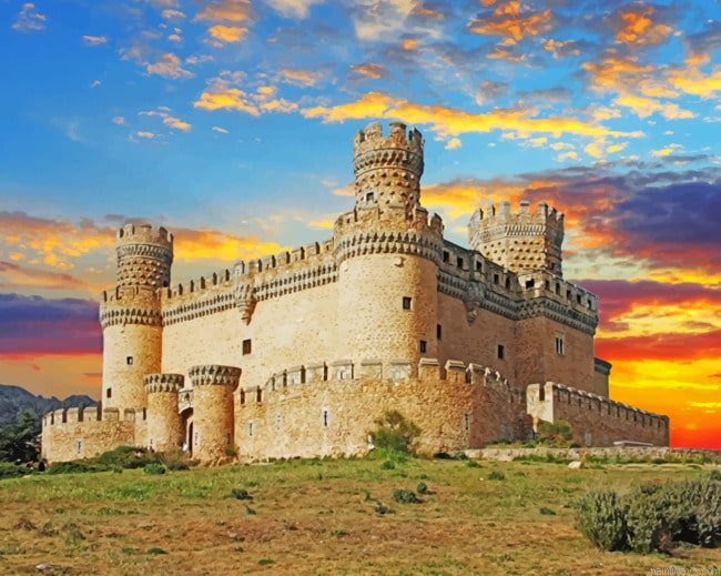 Los Mendozas Castle New Painting By Numberss.png
