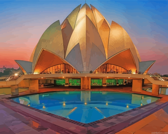 Lotus Temple Painting By Numbers.png