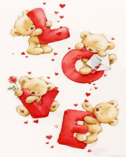 Love Bears Painting By Numbers.png