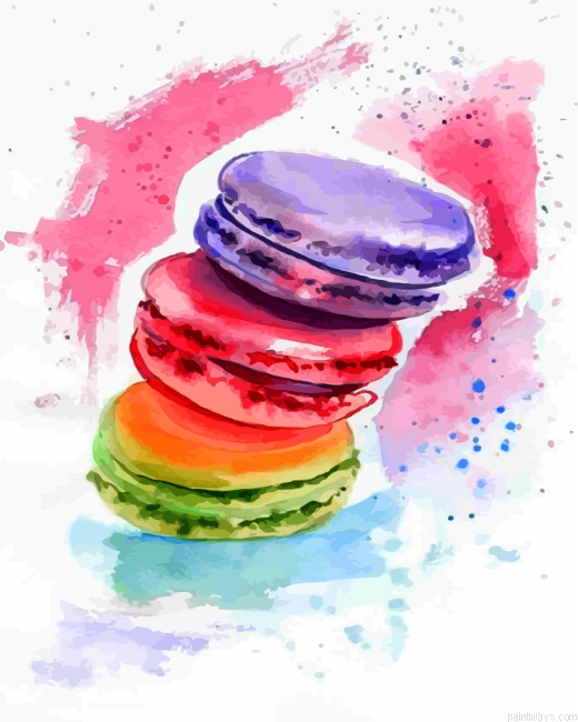Macaroons Art Painting By Numbers.png