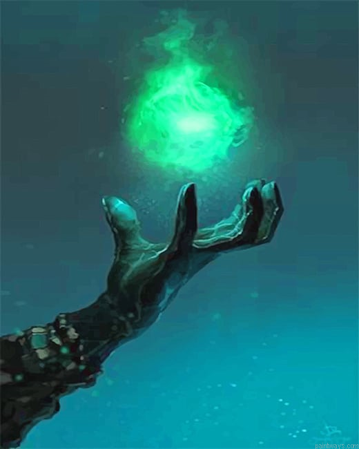 Magical Hand New Painting By Numberss.png