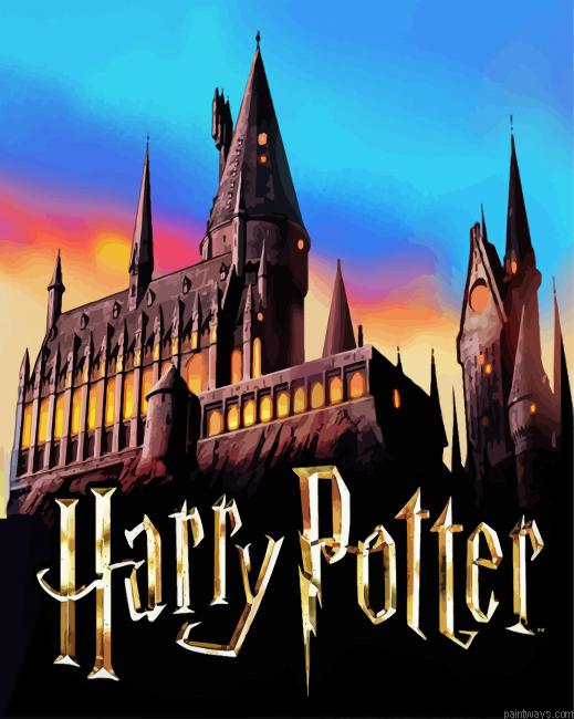 Magical Hogwarts School Painting By Numberss.png