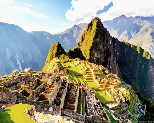 Mahu Picchu Mountains Painting By Numberss.png