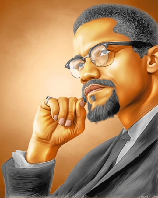 Malcolm X Famous Painting By Numberss.png