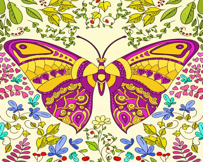 Mandala Butterfly Painting By Numbers.png