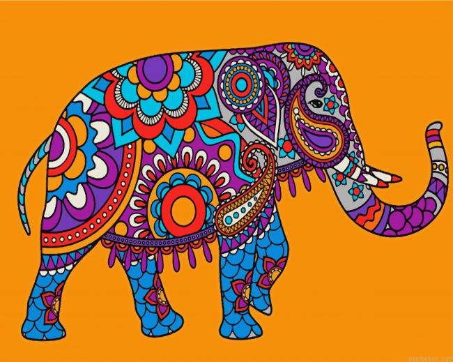 Mandala Elephant Painting By Numberss.png