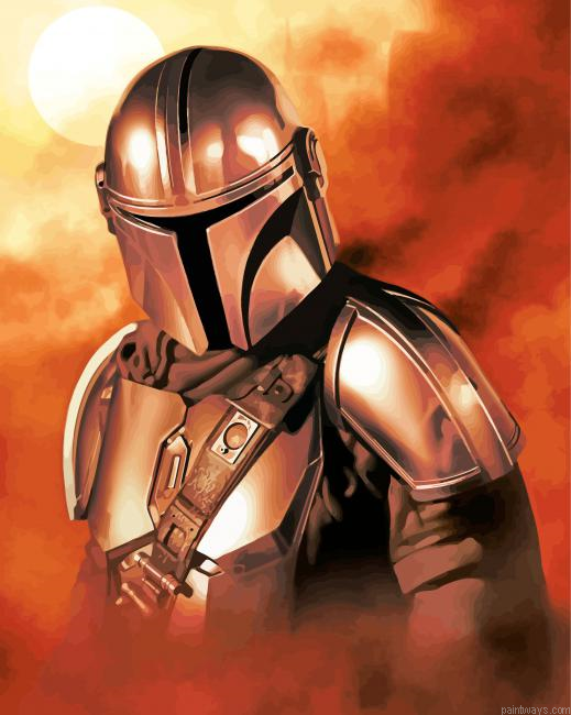 Mando Portrait Painting By Numberss.png