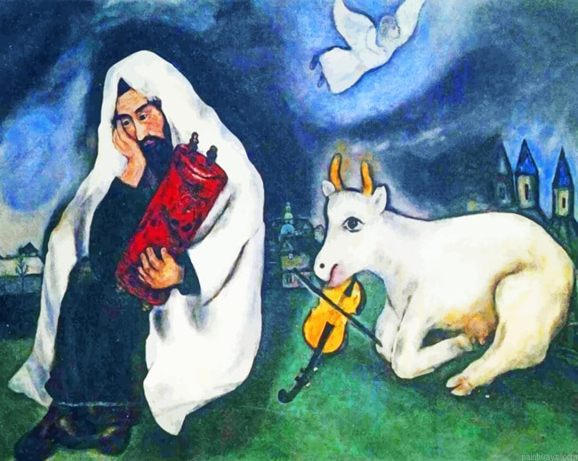 Marc Chagall Rabbi Painting By Numbers.png