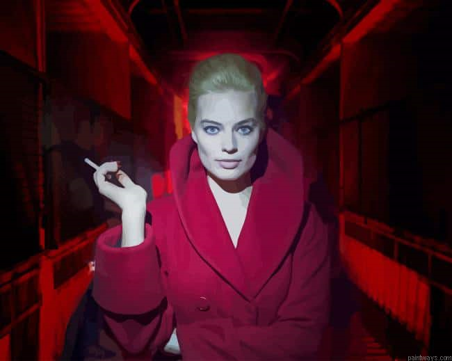 Margot Robbie In Terminal New Painting By Numberss.png