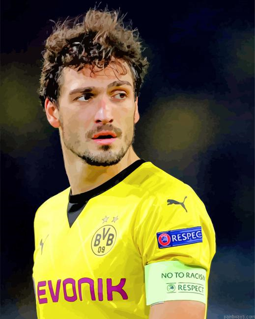 Mats Hummels Player Painting By Numberss.png