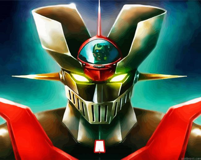 Mazinger Transformer Painting By Numberss.png