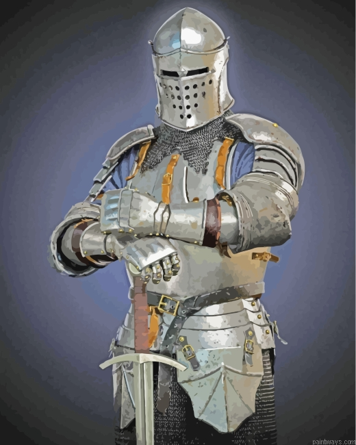 Medieval Knight Painting By Numberss.png