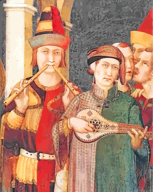 Medieval Musicians Painting By Numberss.png