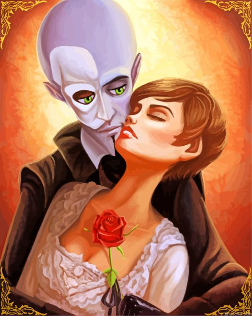 Megamind And Roxanne Ritchi Painting By Numberss.png