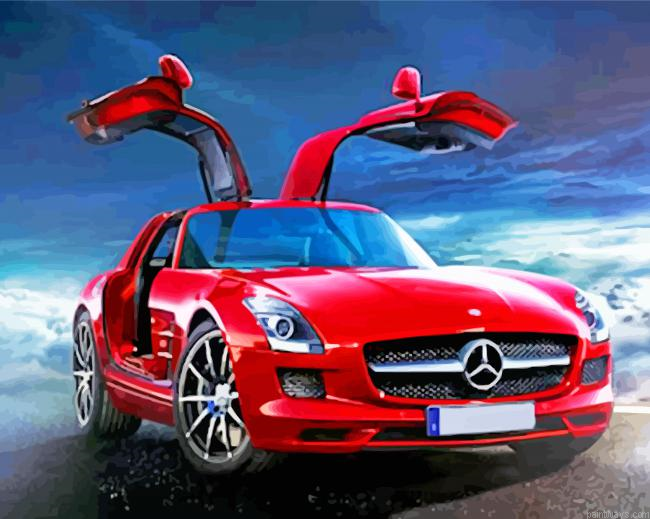 Mercedes Sls Painting By Numbers.png