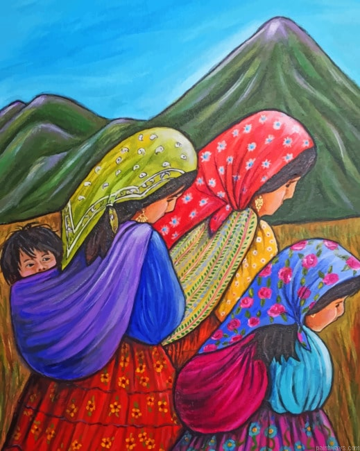 Mexican Acrylic Painting Arts Painting By Numberss.png