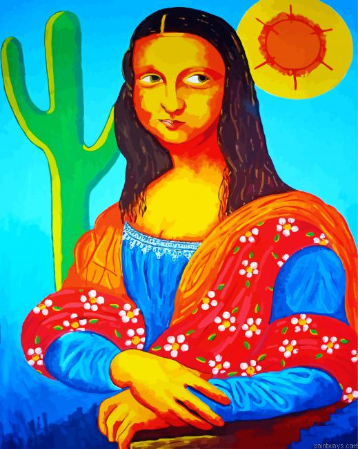 Mexican Mona Lisa Painting By Numbers.png