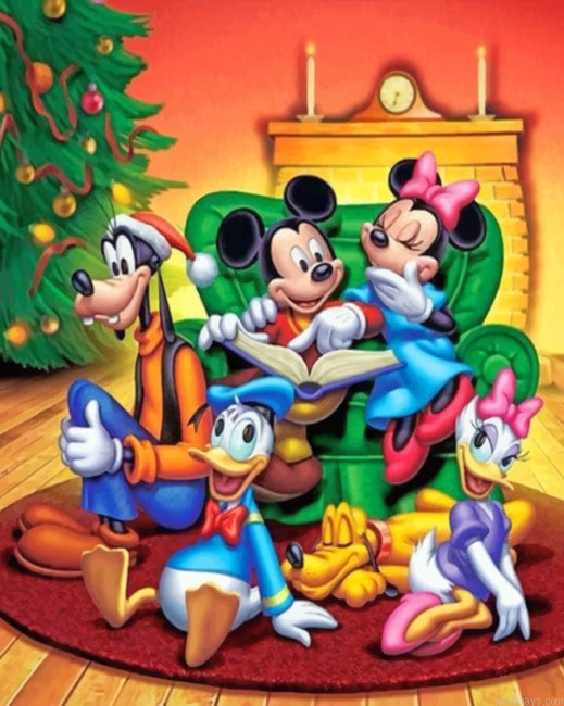Mickey Mouse Cartoon Painting By Numberss.png