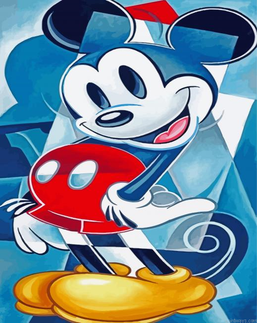 Mickey Mouse Disney Painting By Numberss.png