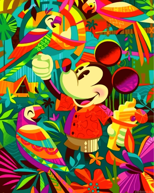 Mickey Mouse Painting By Numbers.png