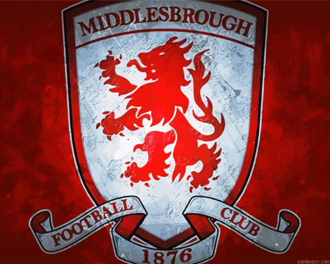 Middlesbrough Fc Logo Painting By Numberss.png