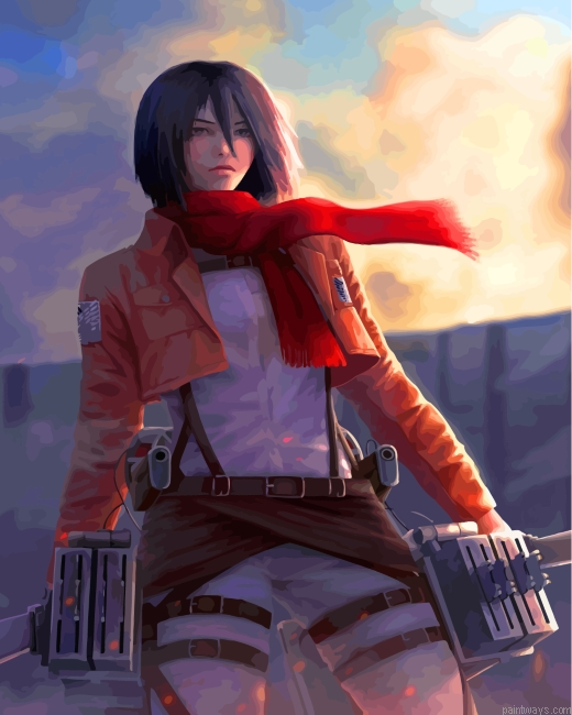 Mikasa Ackerman Painting By Numbers.png