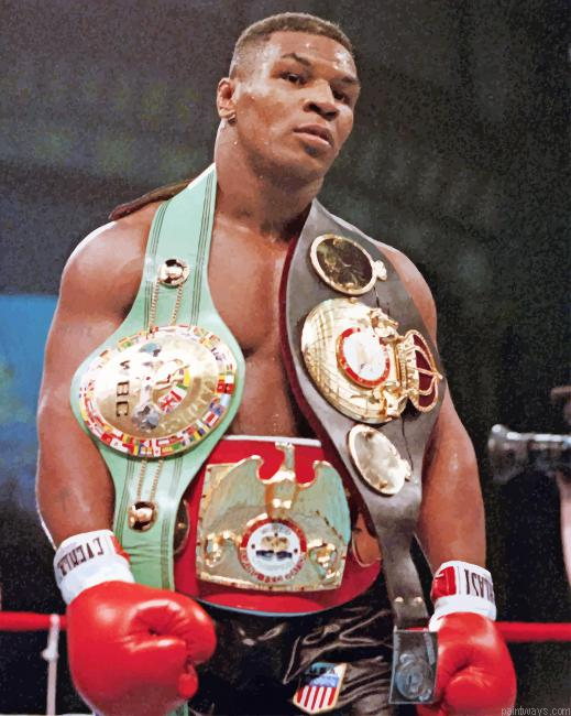 Mike Tyson Boxer Painting By Numbers.png