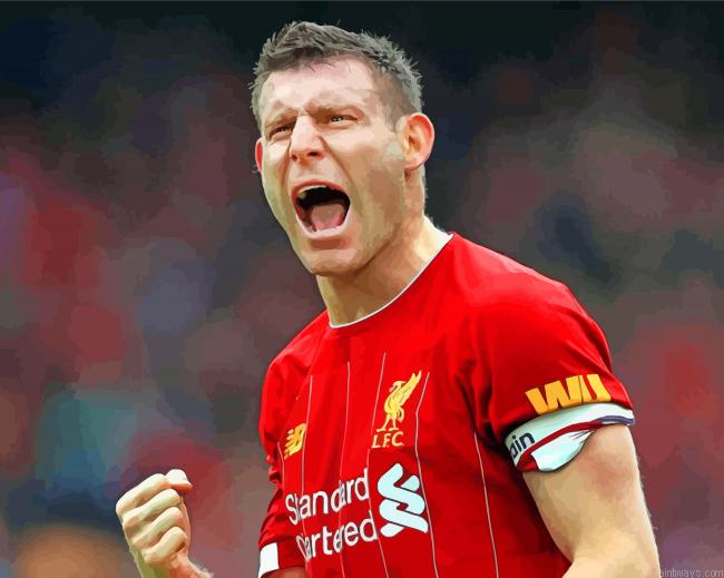 Milner Liverpool Player Painting By Numberss.png