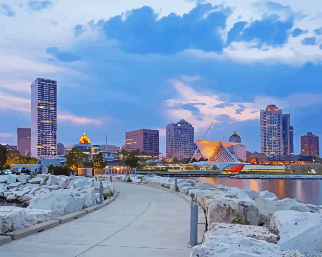 Milwaukee Buildings Painting By Numberss.png
