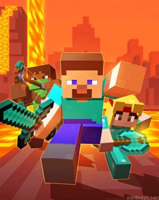 Minecraft Game Painting By Numbers.png