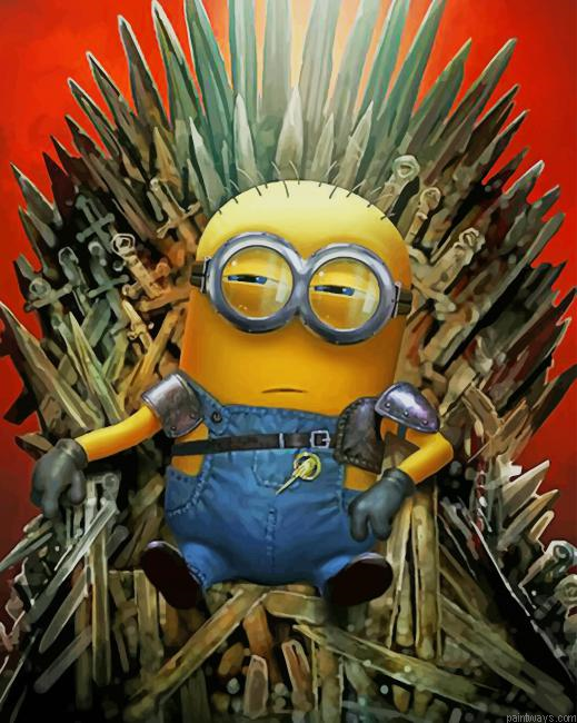 Minion Game Of Thrones New Painting By Numberss.png