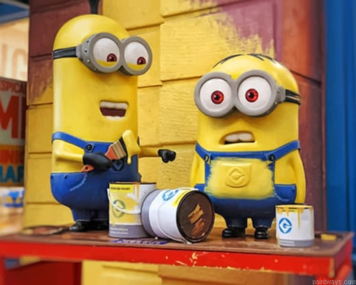 Minions Having Fun New Painting By Numberss.png