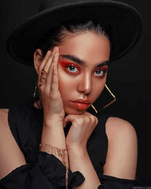 Model Woman Painting By Numberss.png