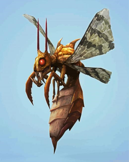 Monster Bee Painting By Numberss.png