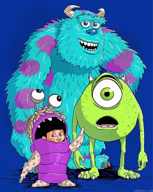 Monster University Painting By Numbers.png