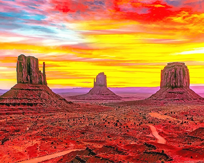 Monument Valley Arizona New Painting By Numberss.png