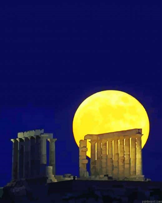 Moon Over Greece New Painting By Numberss.png