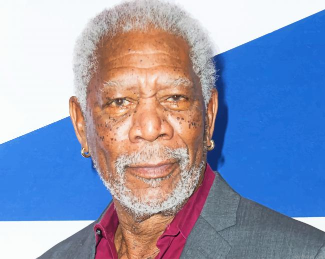 Morgan Freeman Actor New Painting By Numberss.png