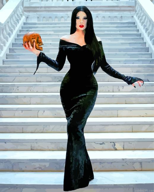 Motricia Addams Painting By Numberss.png