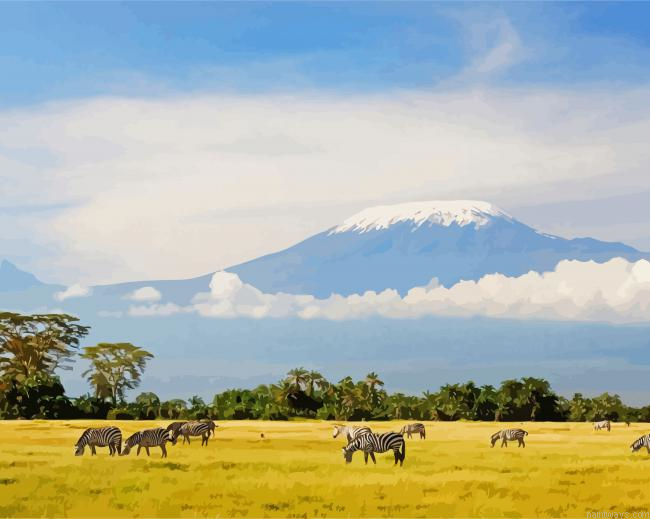 Mount Kilimanjaro Painting By Numberss.png