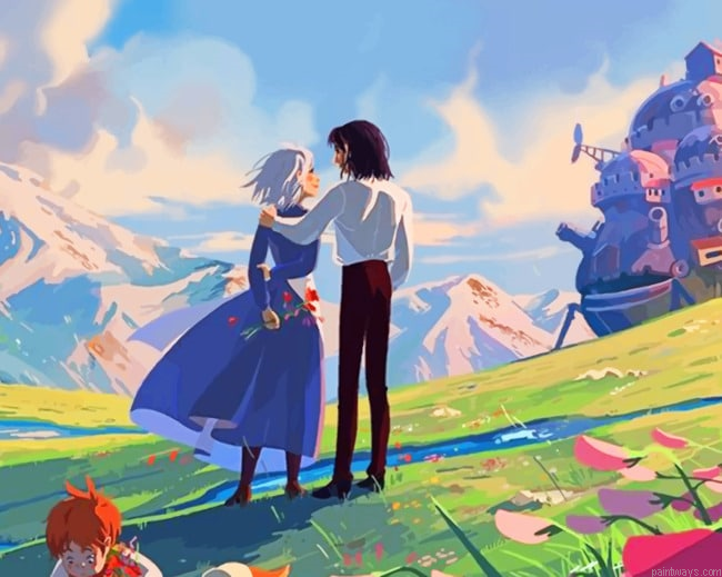 Moving Castle Animes Painting By Numbers.png