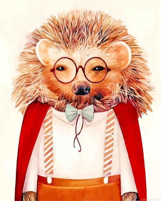 Mr Hedgehog Painting By Numbers.png