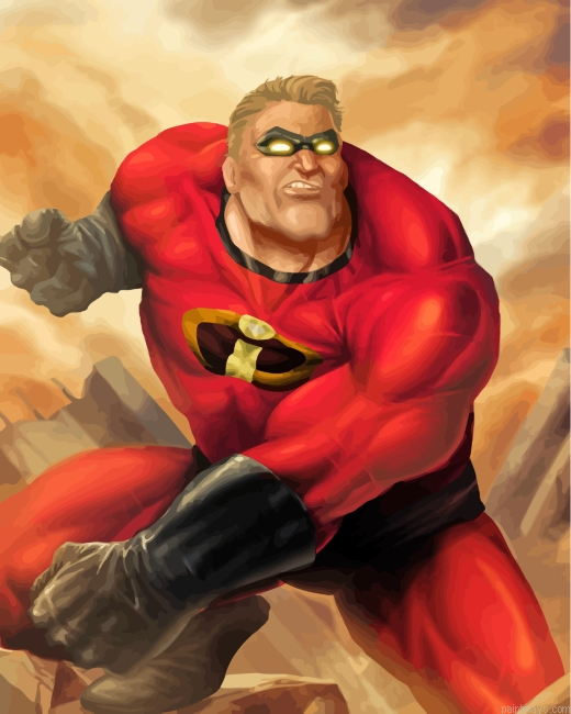 Mr Incredible Painting By Numbers.png