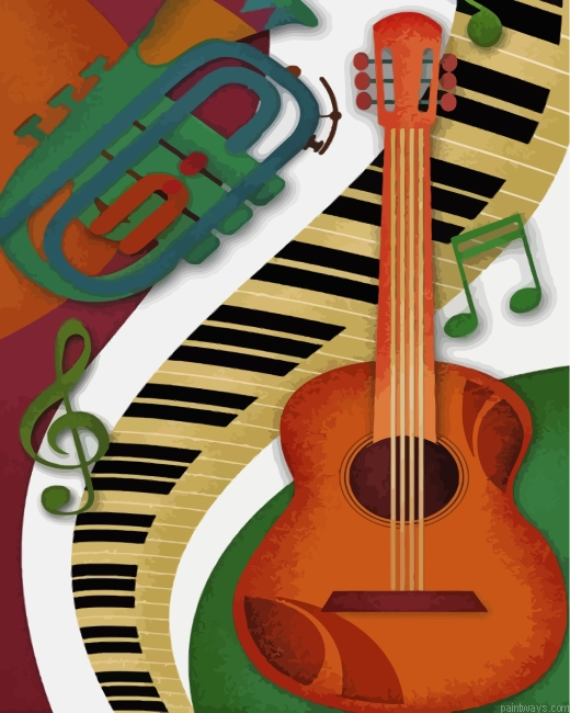 Musical Instruments Painting By Numbers.png