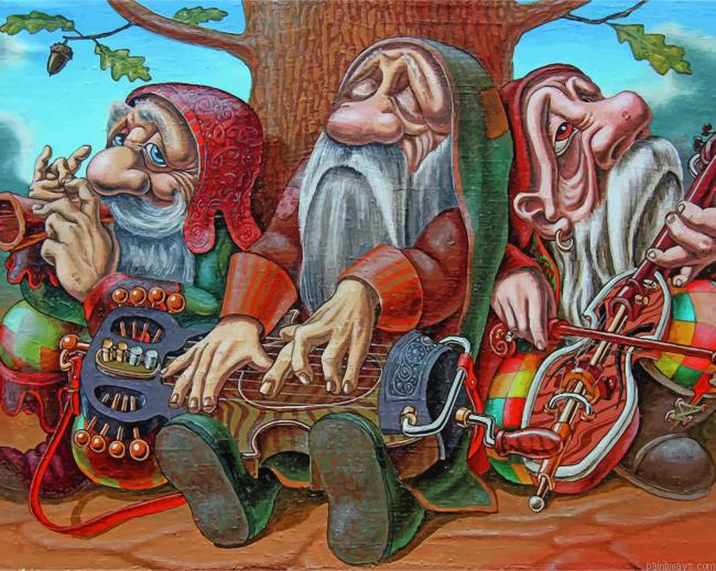 Musician Dwarfs Painting By Numbers.png